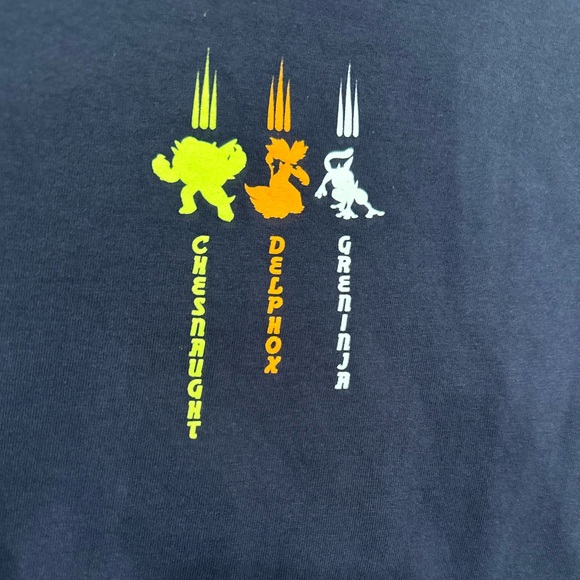 Kalos Pokémon Final Fierce Relaxed Fit Crew Neck T-Shirt - Youth Medium - Picture 6 of 7